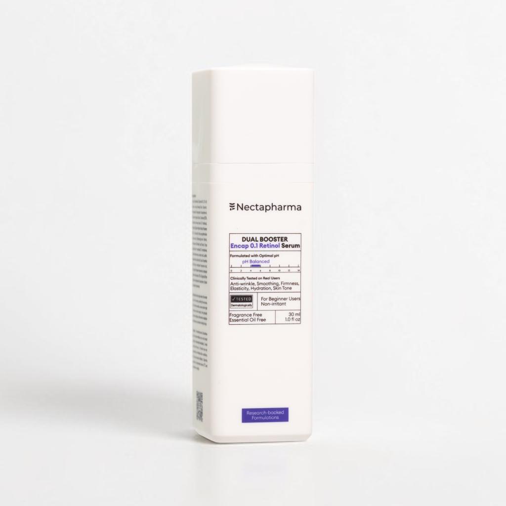 เซรั่มเรตินอล Nectapharma Dual Booster Encap 0.1 Retinol Serum ลดริ้วรอย