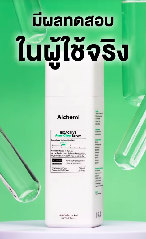 สิวซิ่วเซรั่ม ผ่านการทดสอบในคนจริงอย่างเข้มข้น👨‍🔬