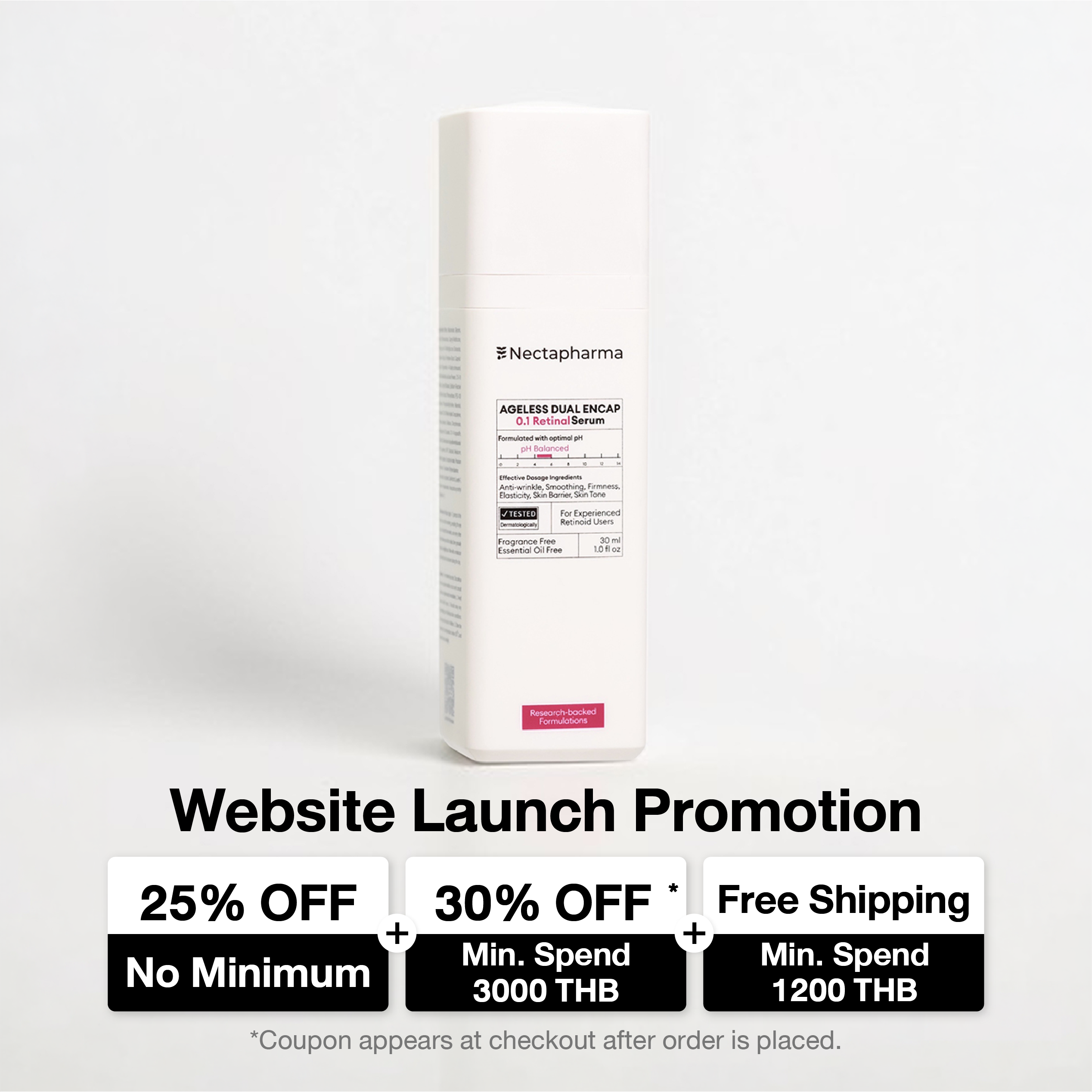 Nectapharma Ageless Dual Encap 0.1 Retinal Serum